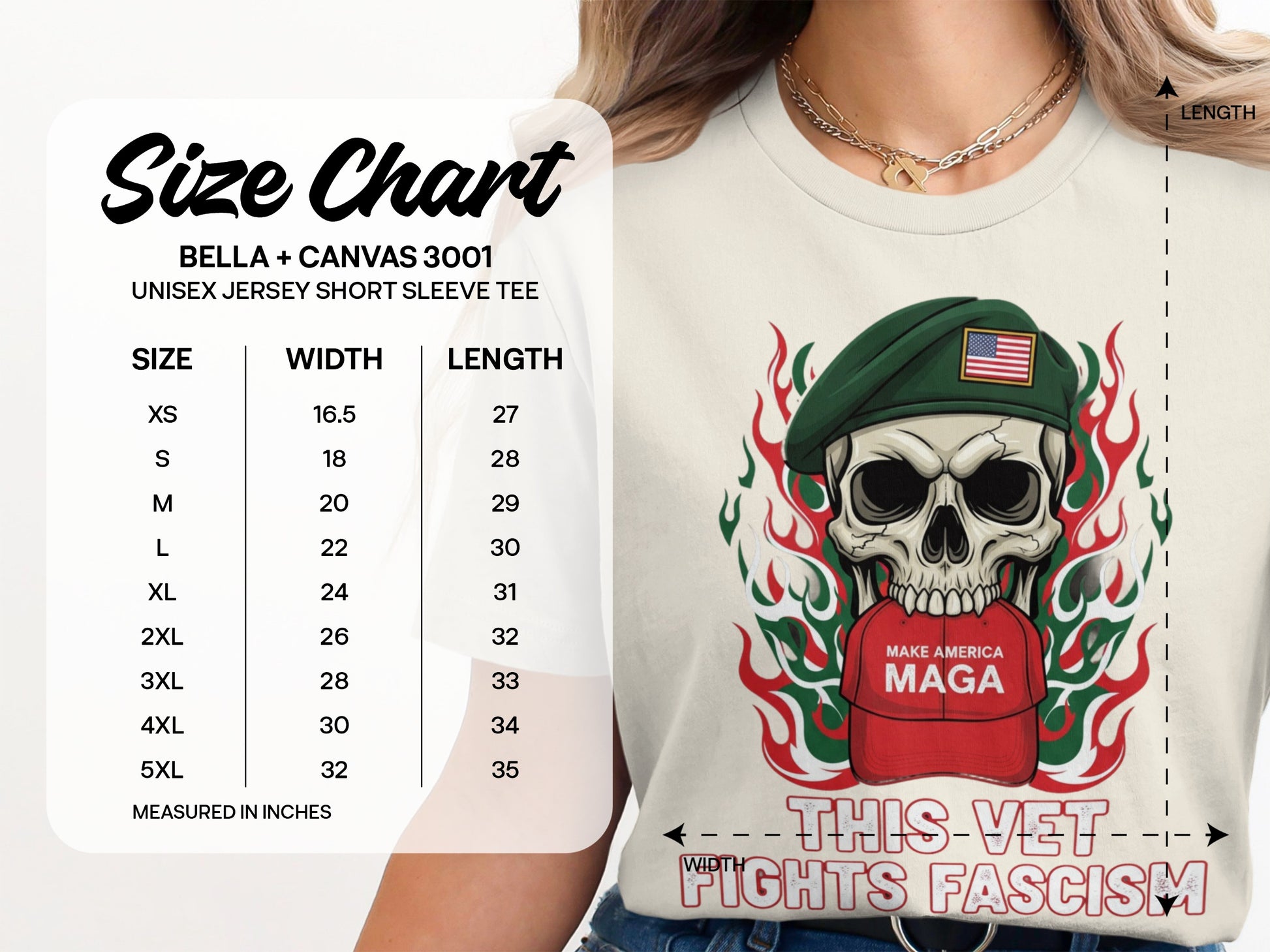 This Vet With MAGA Hat Fights Fascism Shirt