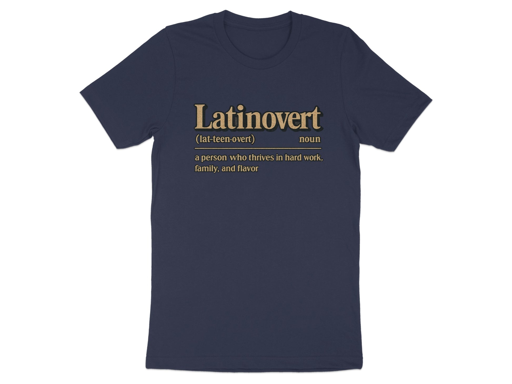 Latinvert T-shirt with Unique Definition product type