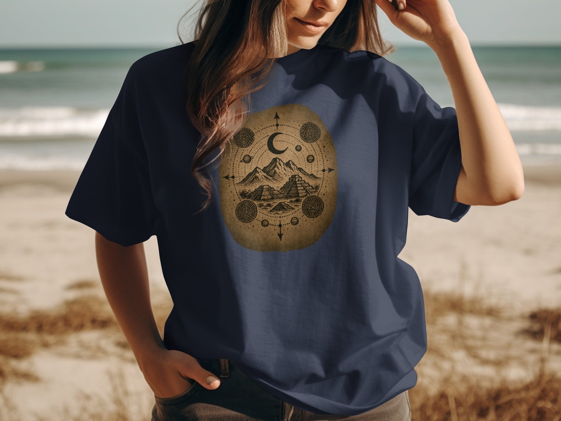 Celestial Mountain Graphic Short Sleeve Shirt product