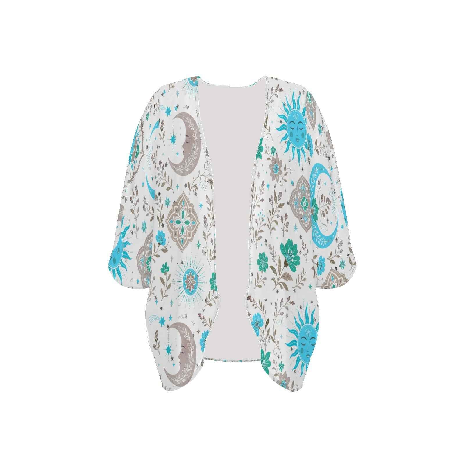 Women's Kimono Chiffon Cover Up (H51)