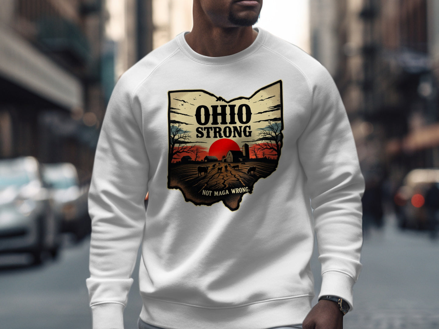Ohio Strong Not Maga Wrong Sweatshirt for Sale