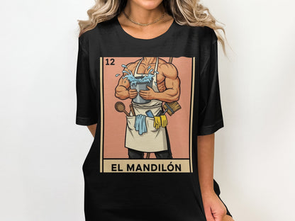 El Mandilón Cartoon Character Print T-Shirt product