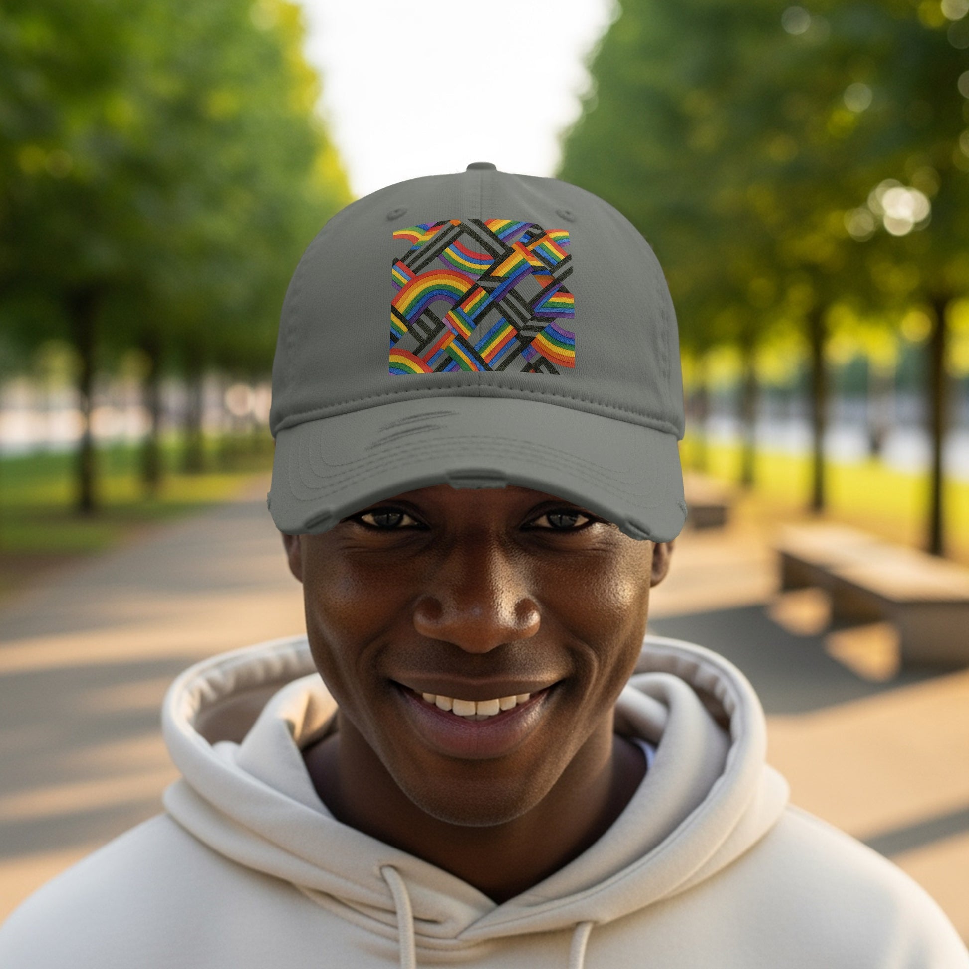 Colorful Abstract Pattern Designed Cap product type
