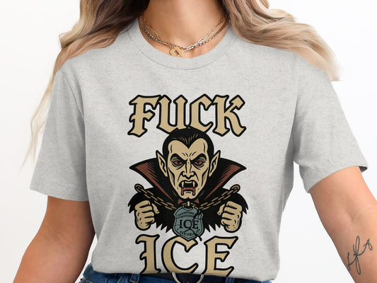 Bold Graphic Vampire Statement T-Shirt product
