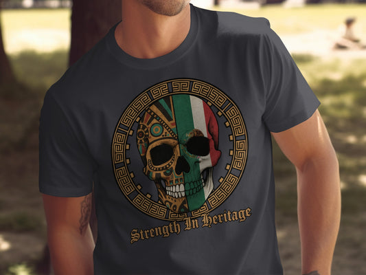 Strength In Heritage Skull Graphic T-Shirt Product