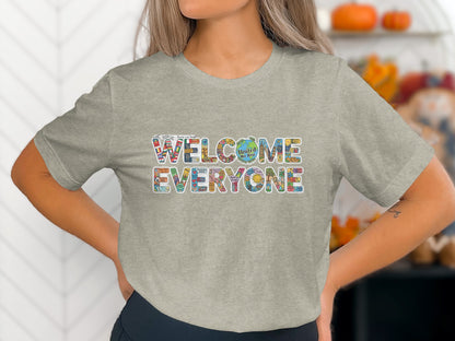 Welcome Everyone Graphic Tee Styled for Any Occasion