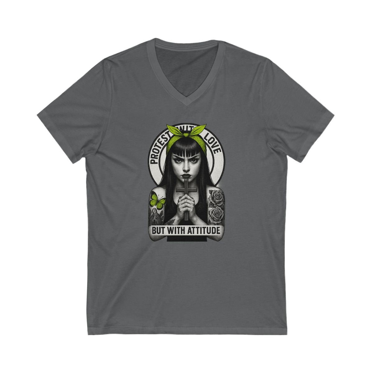 Profess Love But With Attitude Graphic Tee product