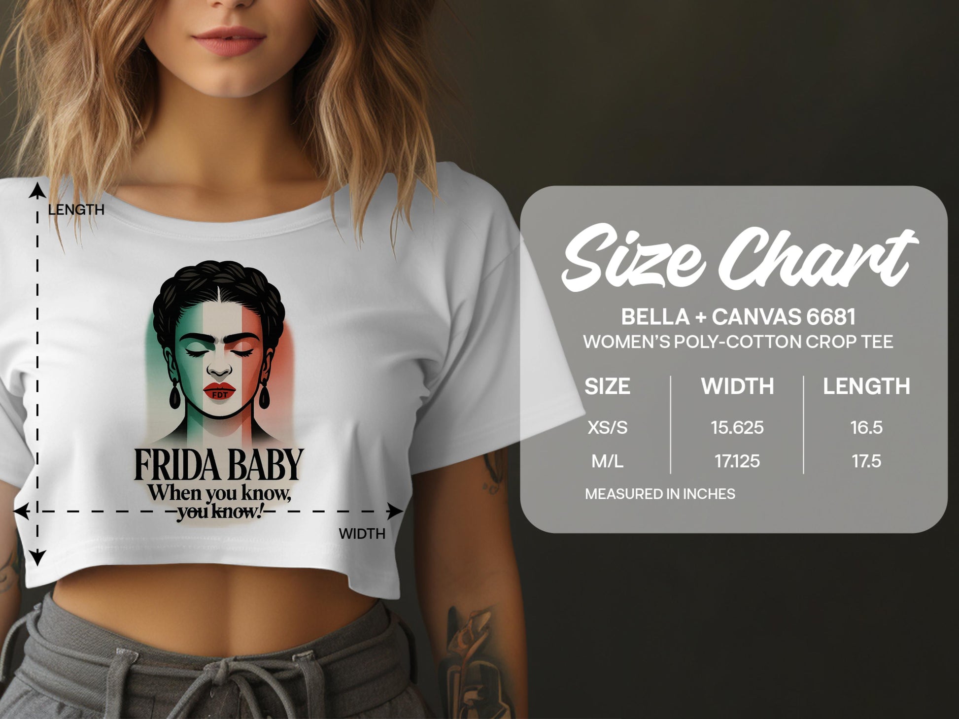 Frida Baby When You Know You Know Crop Tee product