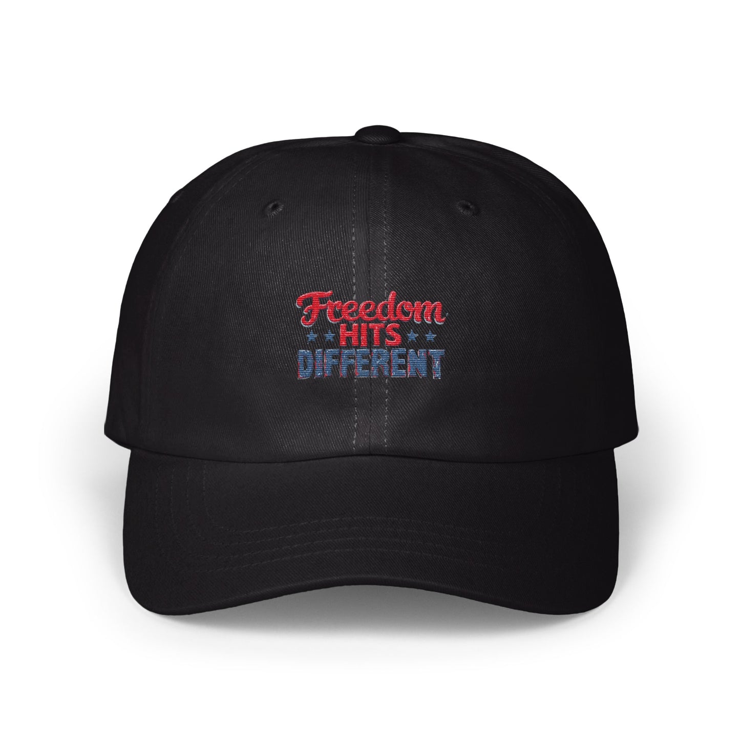 Freedom Hits Different Embroidered Hat product