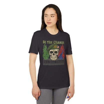 Be the Change Be a Good Human Skull T-shirt