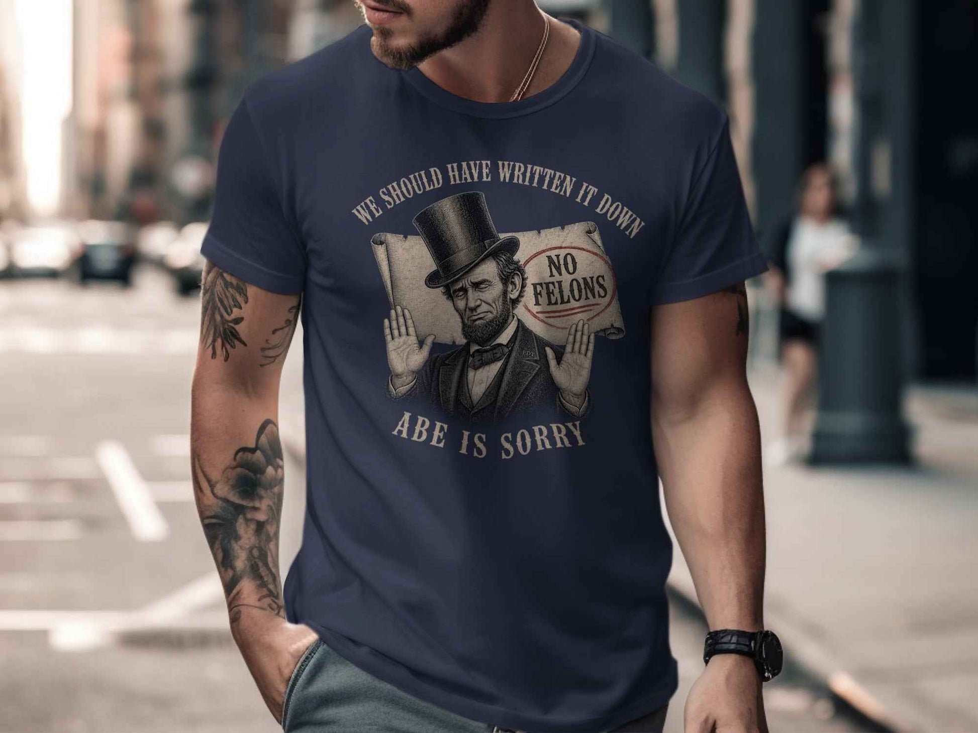 Abe's Regret: Political Satire T-Shirt