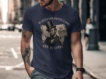Abe's Regret: Political Satire T-Shirt