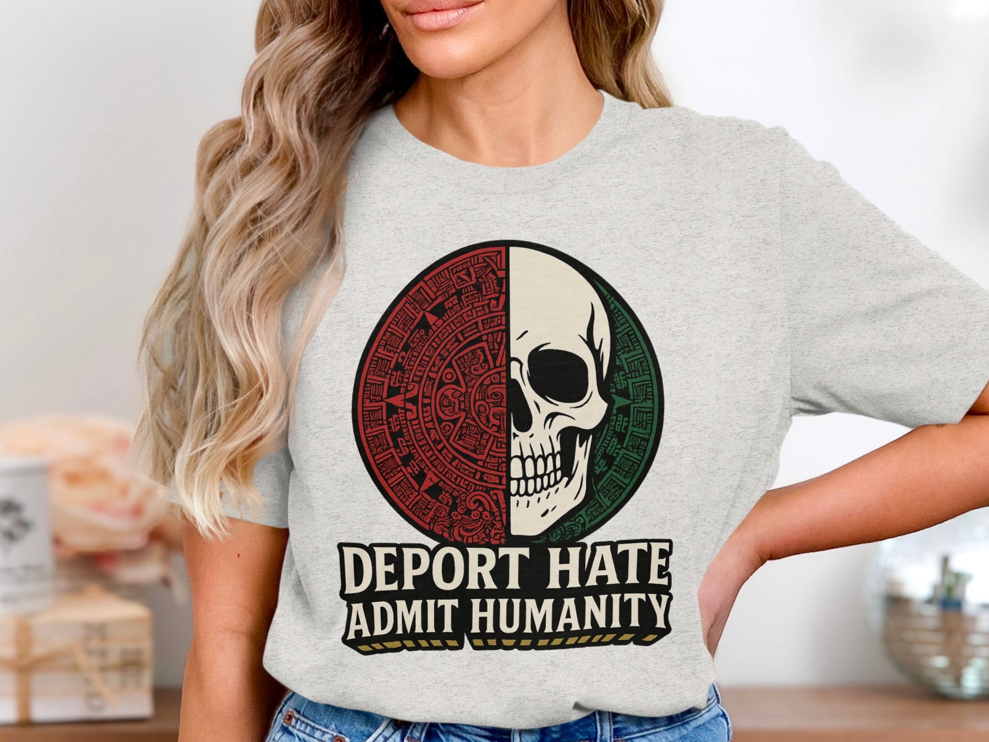 Deport Hate Admit Humanity Graphic Tee product type
