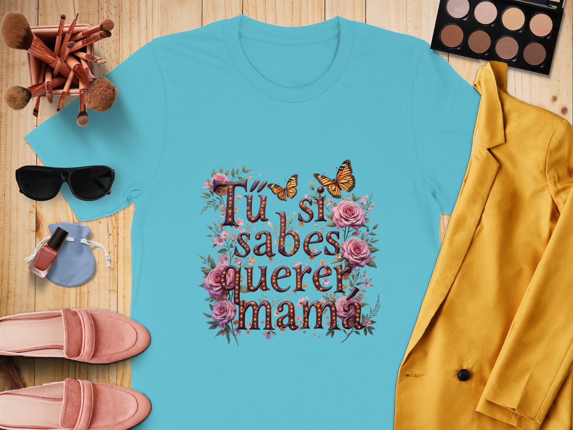 Tú Si Sabes Querer Mamá Butterfly T-shirt product type