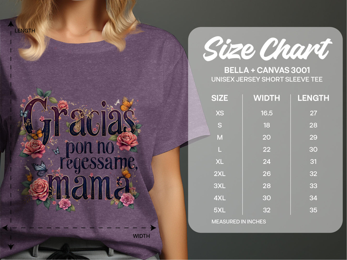 Gracias pon no regesame mama graphic tee product type