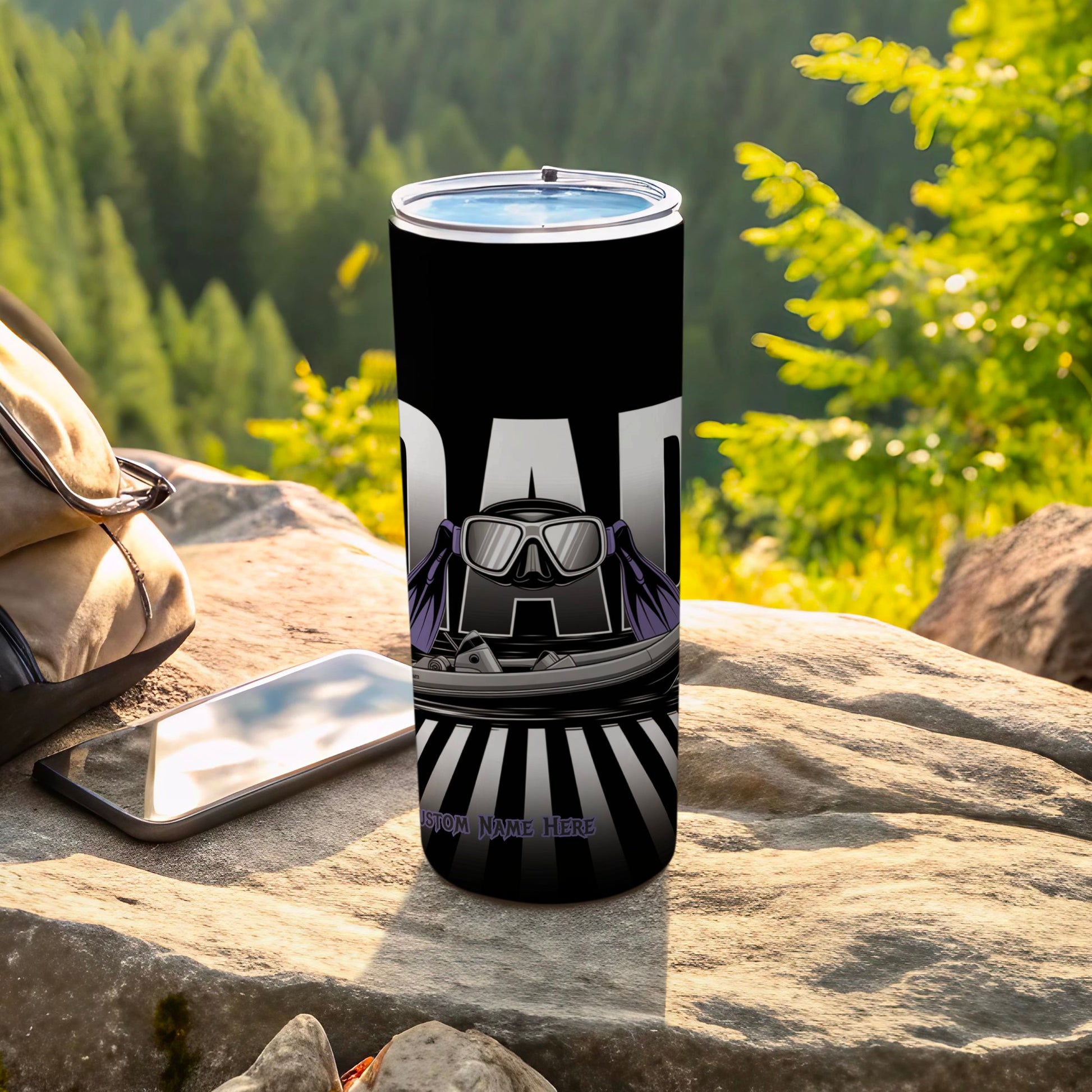 Cool Dad Tumbler Featuring Mountain Adventure product type