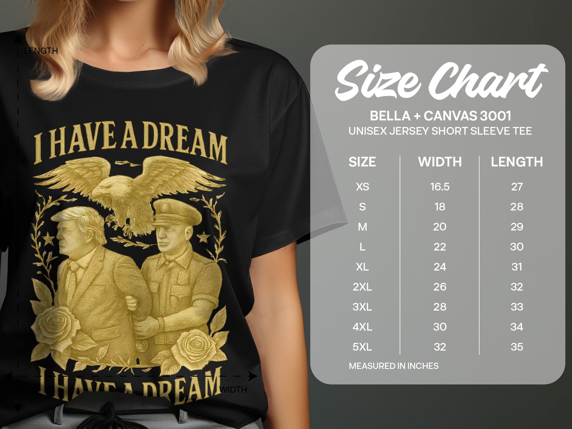 I Have a Dream Graphic Unisex Jersey Short Sleeve Tee product