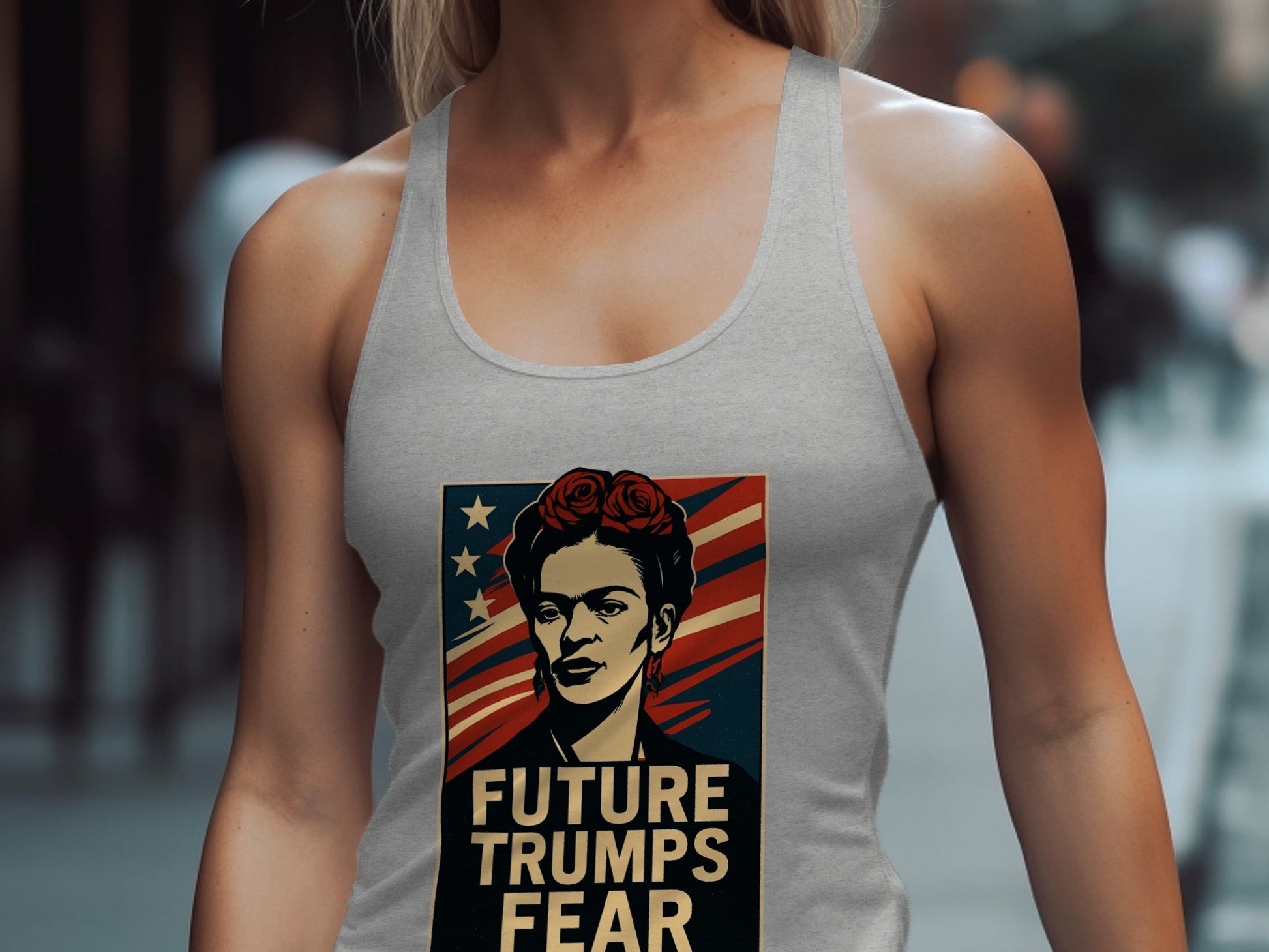 Future Trumps Fear Graphic Tank Top product