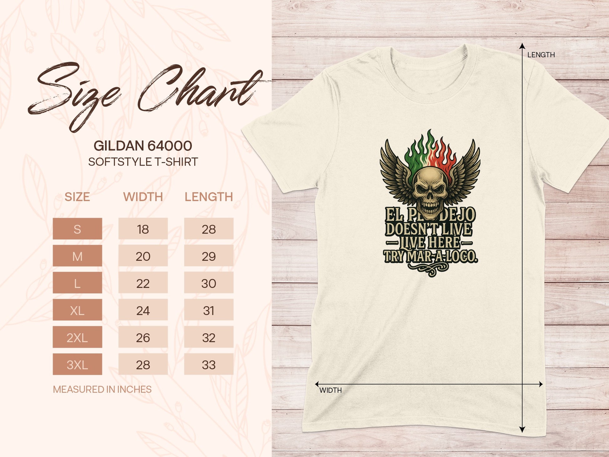 Skull and Wings Design Graphic T-shirt product