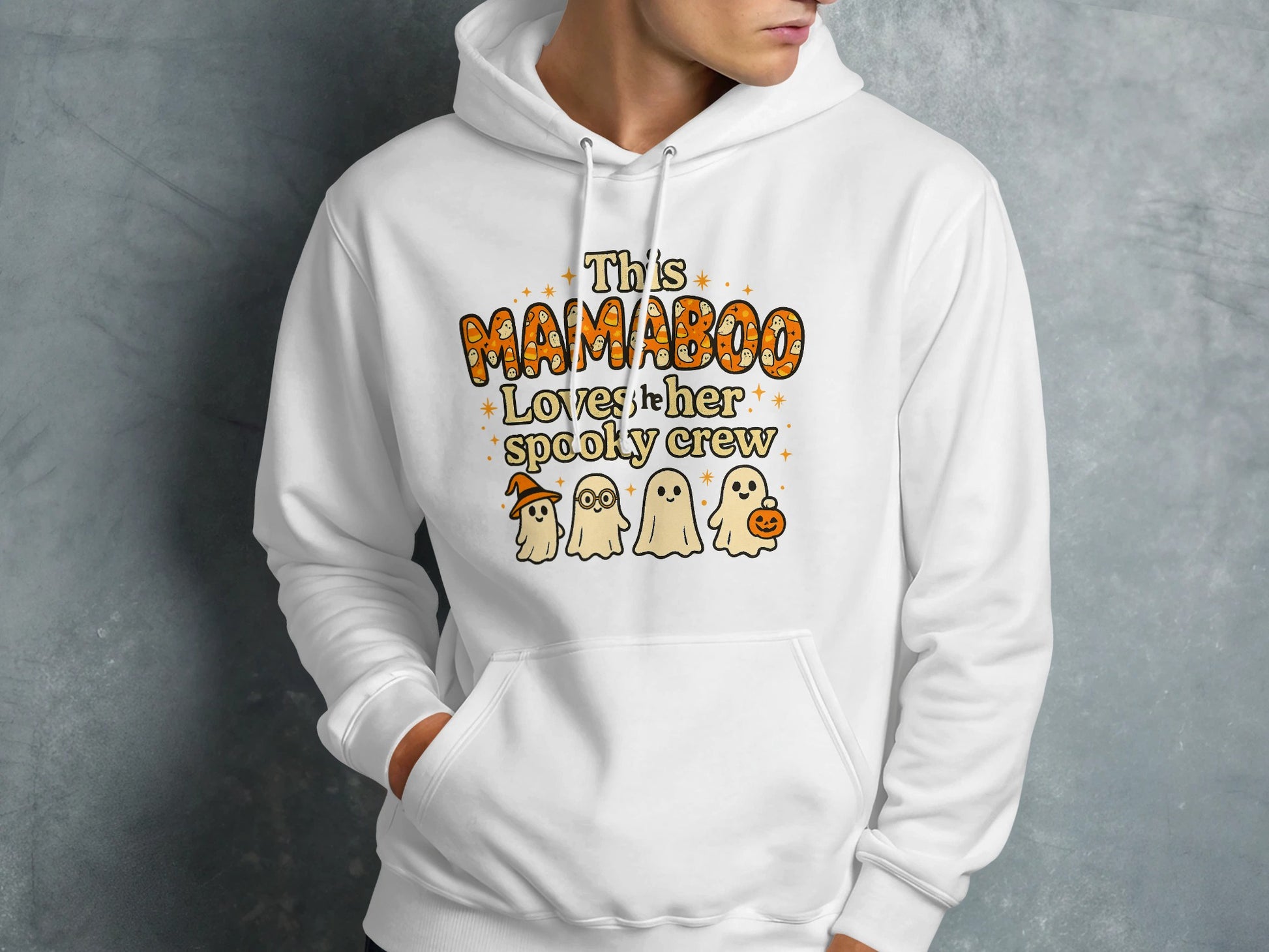 Mamaboo Loves Her Spooky Crew Ghosts Hoodie product type