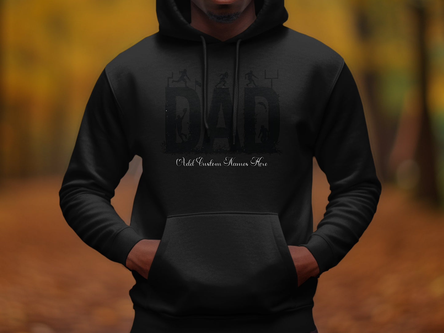 Cool Custom Games Fan DAD Hooded Sweatshirt product