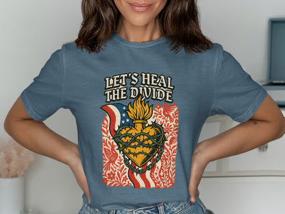 Let's Heal the Divide Graphic T Shirt product