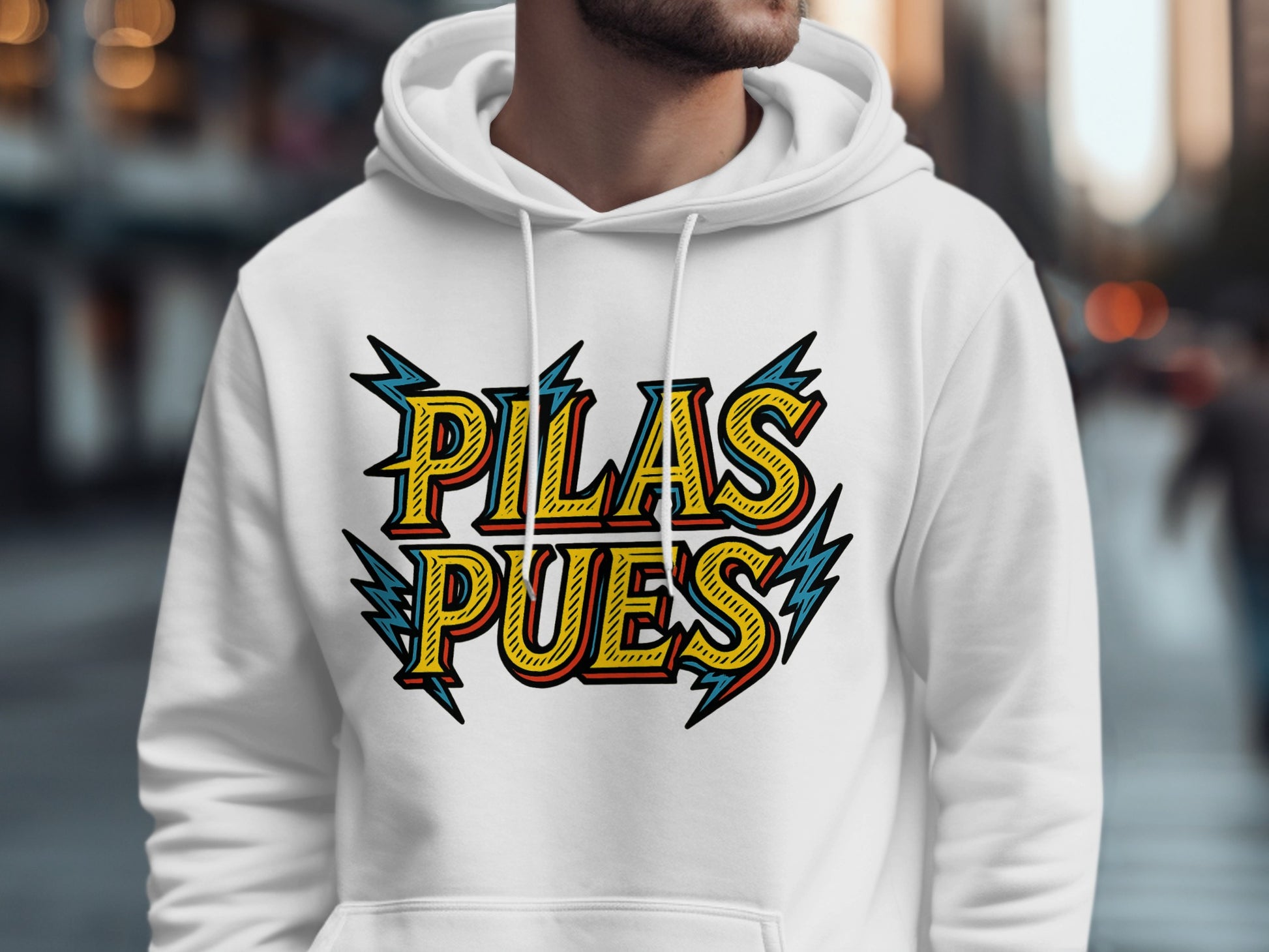 Pilas Pues Graphic Hoodie product type
