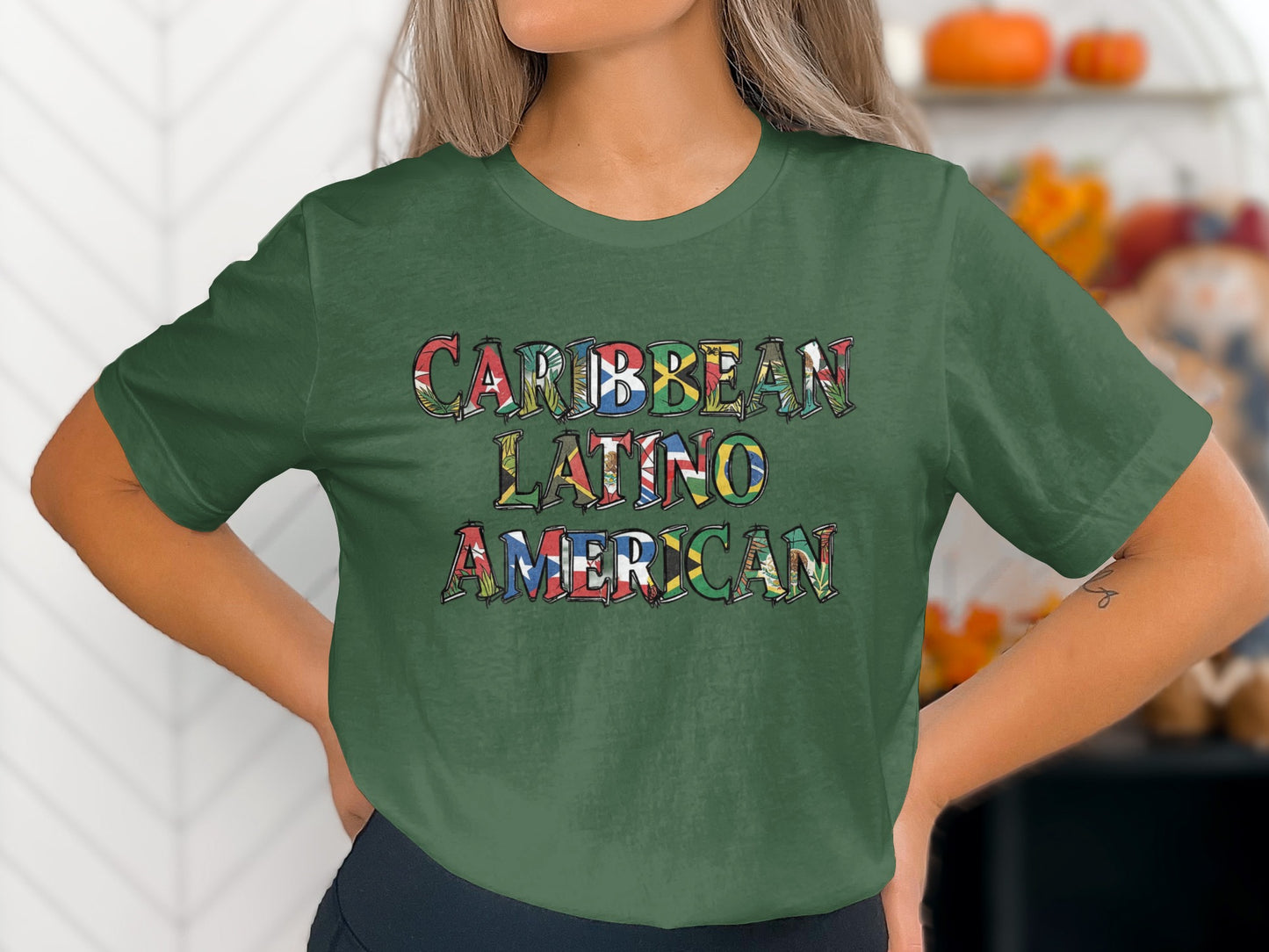 Caribbean Latino American T-Shirt for Cultural Pride