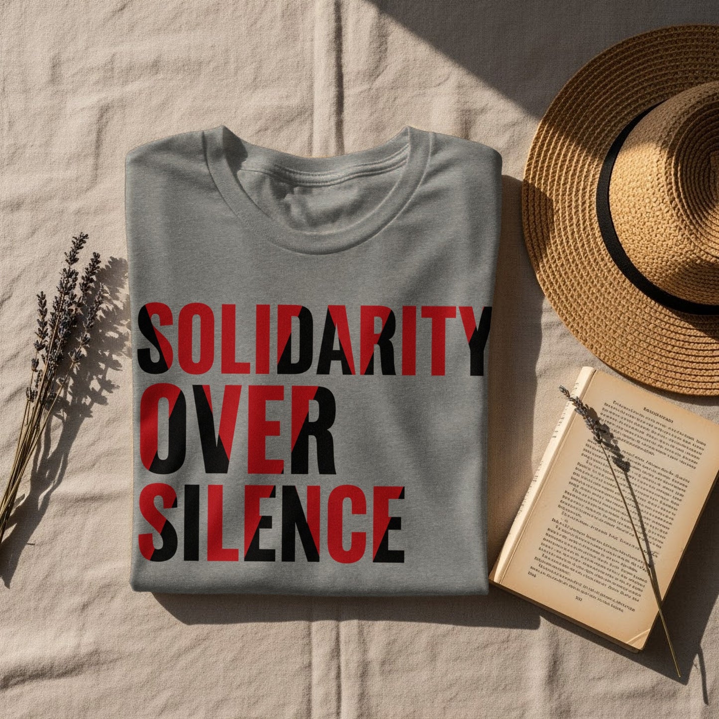 Solidarity Over Silence Statement T-shirt