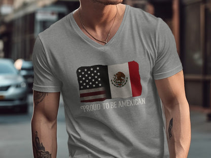 Proud to Be Amexican Flag Design T-shirt product type