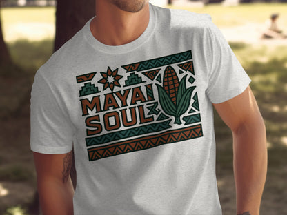Vibrant Maya Soul Graphic Design for T-Shirt Product