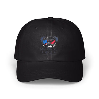 American Bulldog Design Embroidered Black Cap product