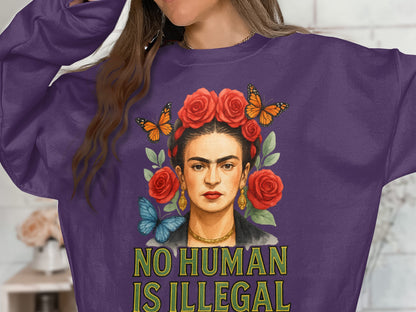 No Human Is Illegal Statement Sweatshirt Product