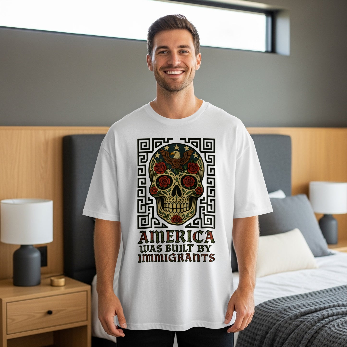 America Was Built By Immigrants t-shirt