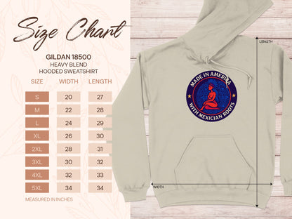 Made in America with Mexican Roots Hooded Sweatshirt product
