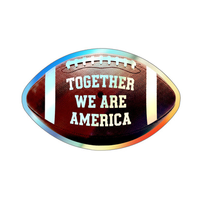 Together We Are America Football Decor Item