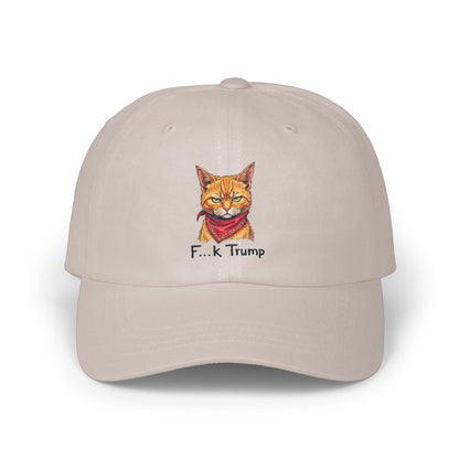 Cat Wearing Red Bandana F...k Trump Baseball Cap product