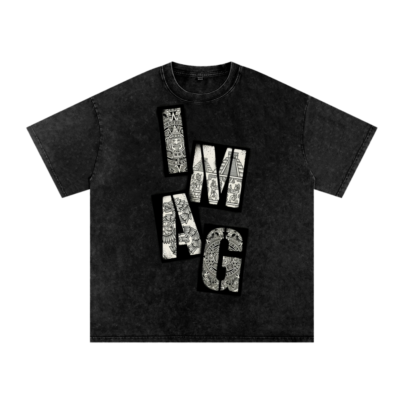 IMAG Snow Washed Oversized Cotton T-Shirt