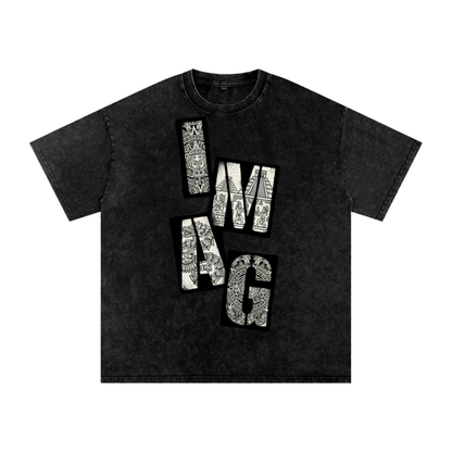 IMAG Snow Washed Oversized Cotton T-Shirt