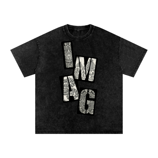 IMAG Snow Washed Oversized Cotton T-Shirt