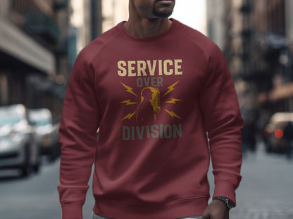 Service Over Division Graphic Sweatshirt product