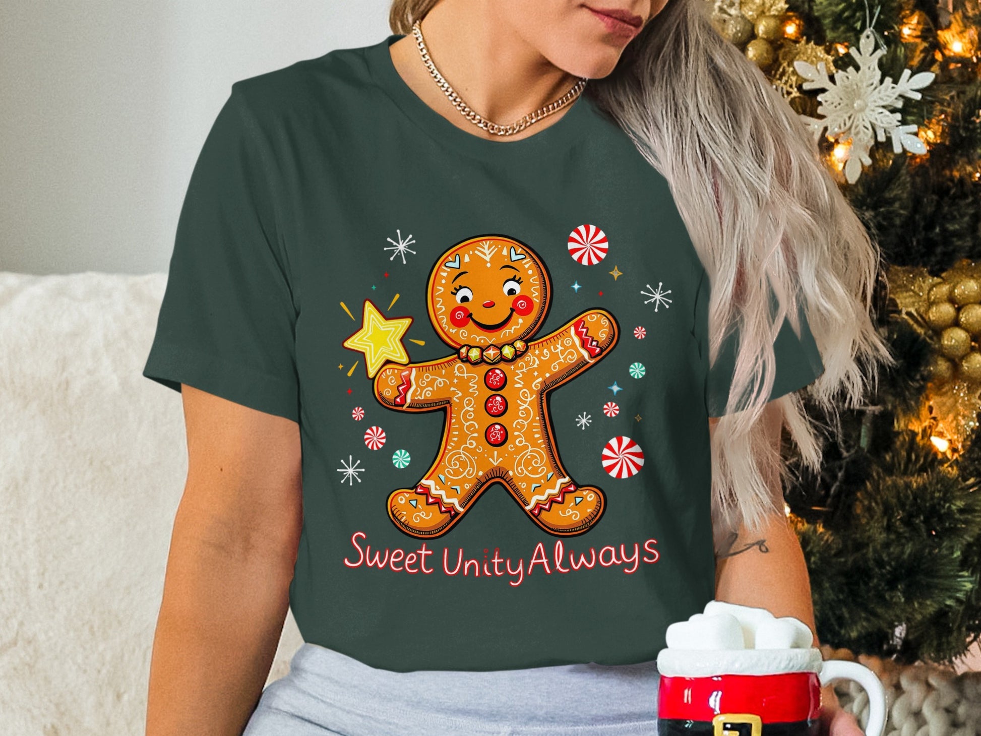 Sweet Unity Always Gingerbread Christmas Shirt