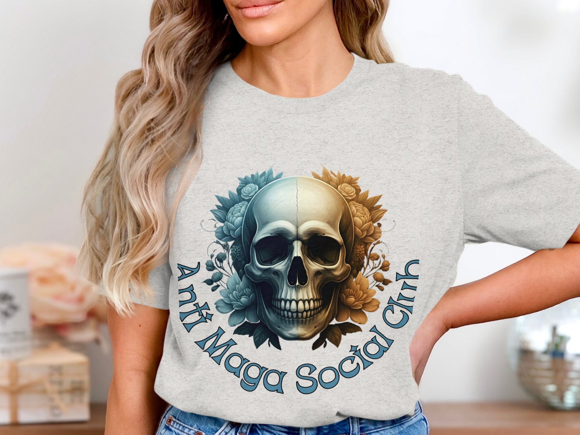 Anti Maga Social Club Skull Graphic T-Shirt product type