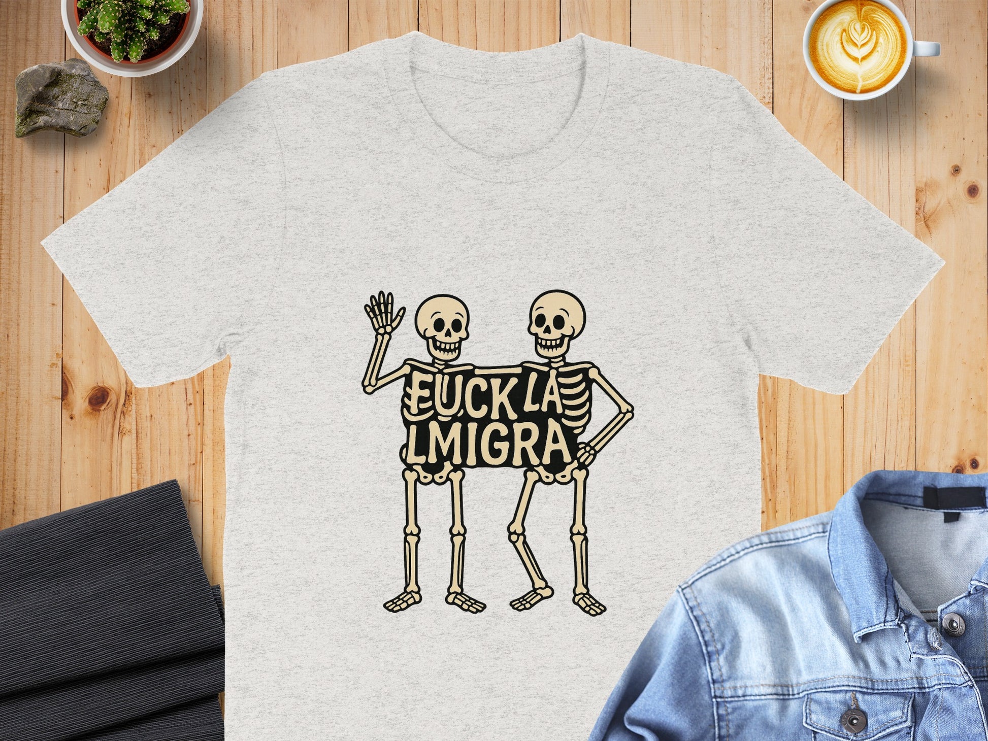 Spooky Skeletons Design FU CK LA LMIGRA Product Type