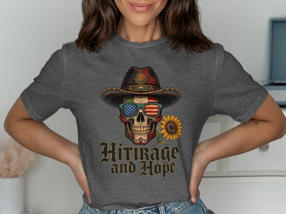 Vintage Skull Heritage And Hope Graphic T-Shirt product
