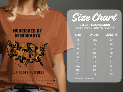 Nourished By Immigrants Unisex Jersey Short Sleeve product type