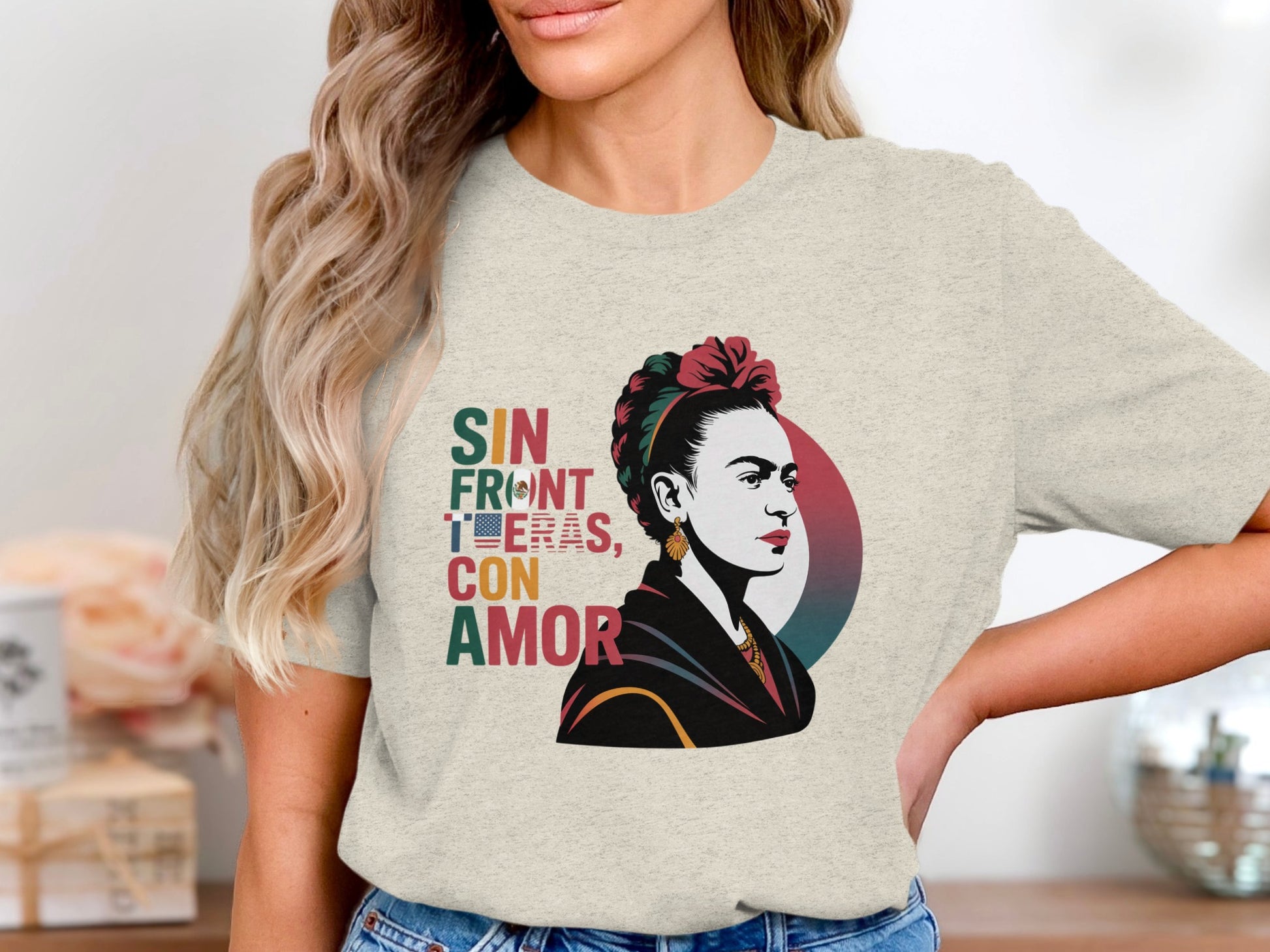 Vibrant Frida Kahlo Graphic Tee Bold Fashionable product
