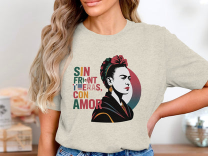 Vibrant Frida Kahlo Graphic Tee Bold Fashionable product