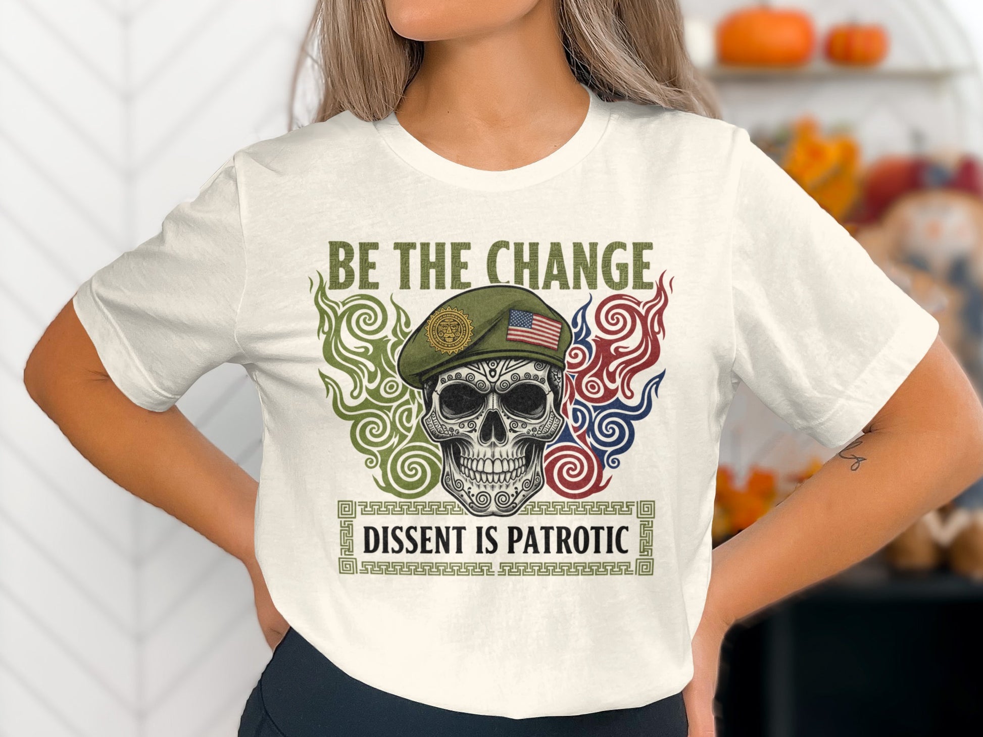 Be The Change Dissent Is Patriotic Graphic Product