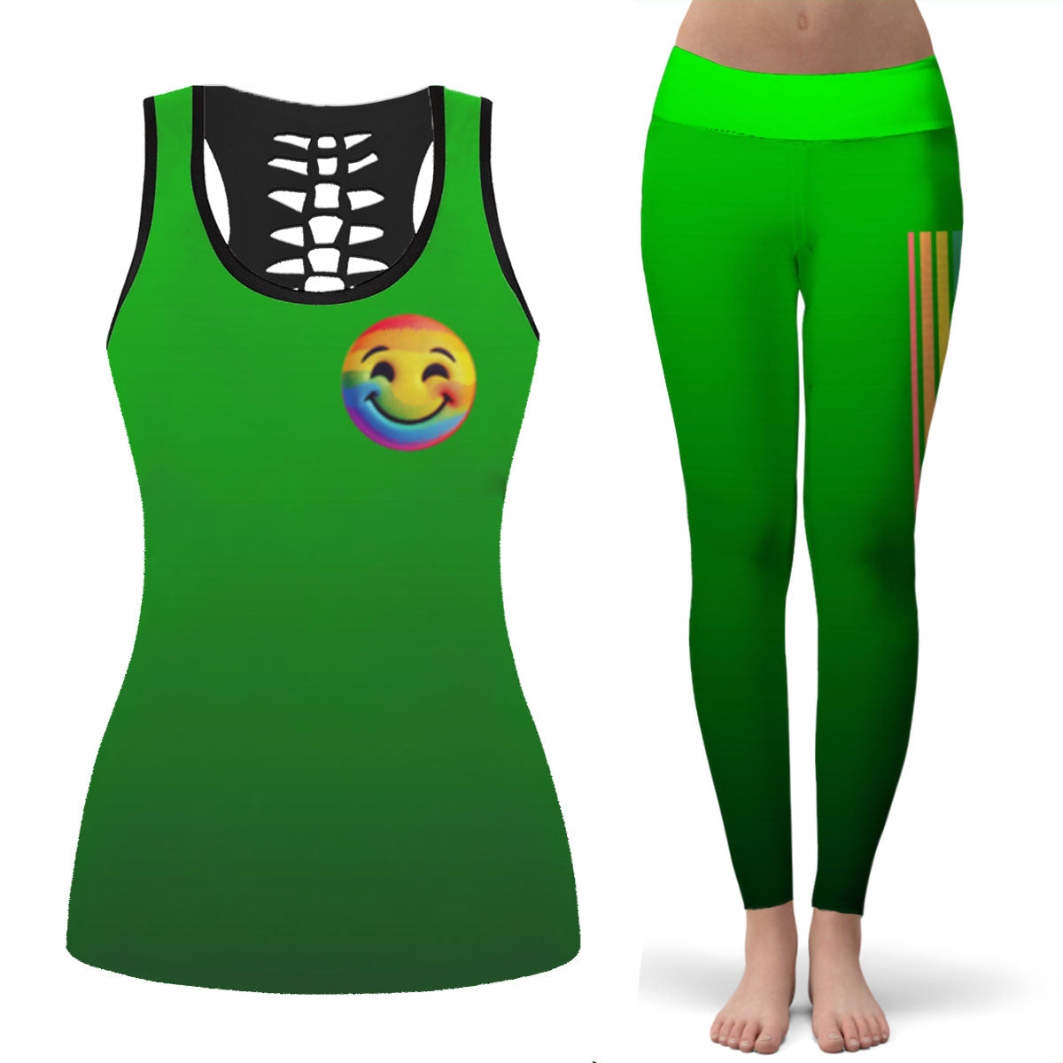 AOP Women's Hollow Tank Set